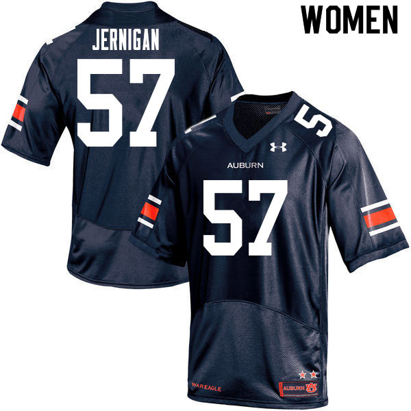 Auburn Tigers Women's Avery Jernigan #57 Navy Under Armour Stitched College 2020 NCAA Authentic Football Jersey RWK2474MH